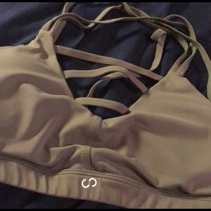 Curves N Combat Boots Miltary Green sports bra